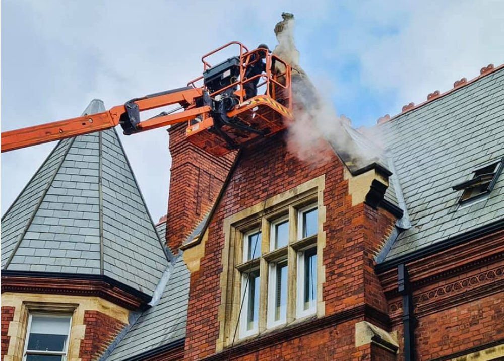 An example of roof cleaning in Kent by CLEAN CCS LTD