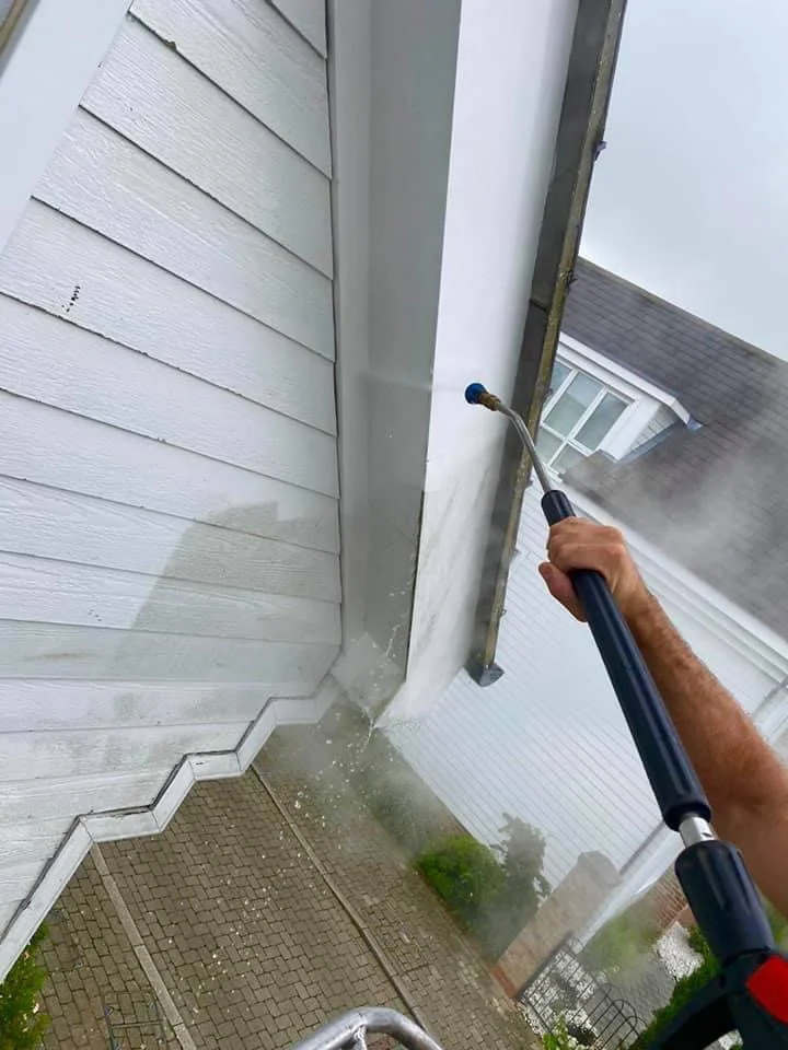 An example of cladding cleaning in Kent by CLEAN CCS LTD