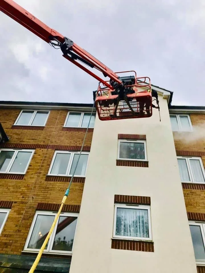 An example of render cleaning in Kent by CLEAN CCS LTD