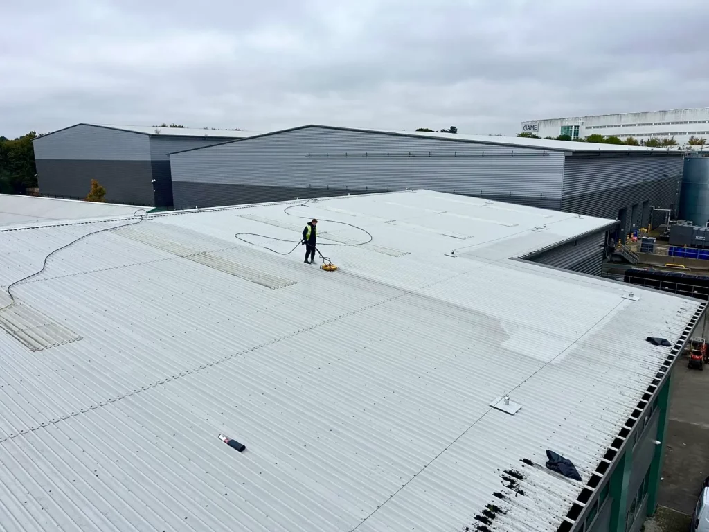 Preventive Roof Cleaning for Public Park Shelter